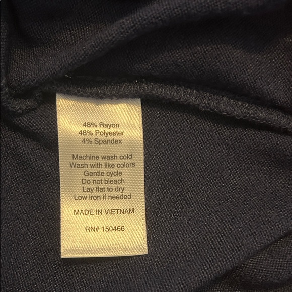 41 Hawthorn Deep Blue Sleeveless Blouse - Picture 3 of 5